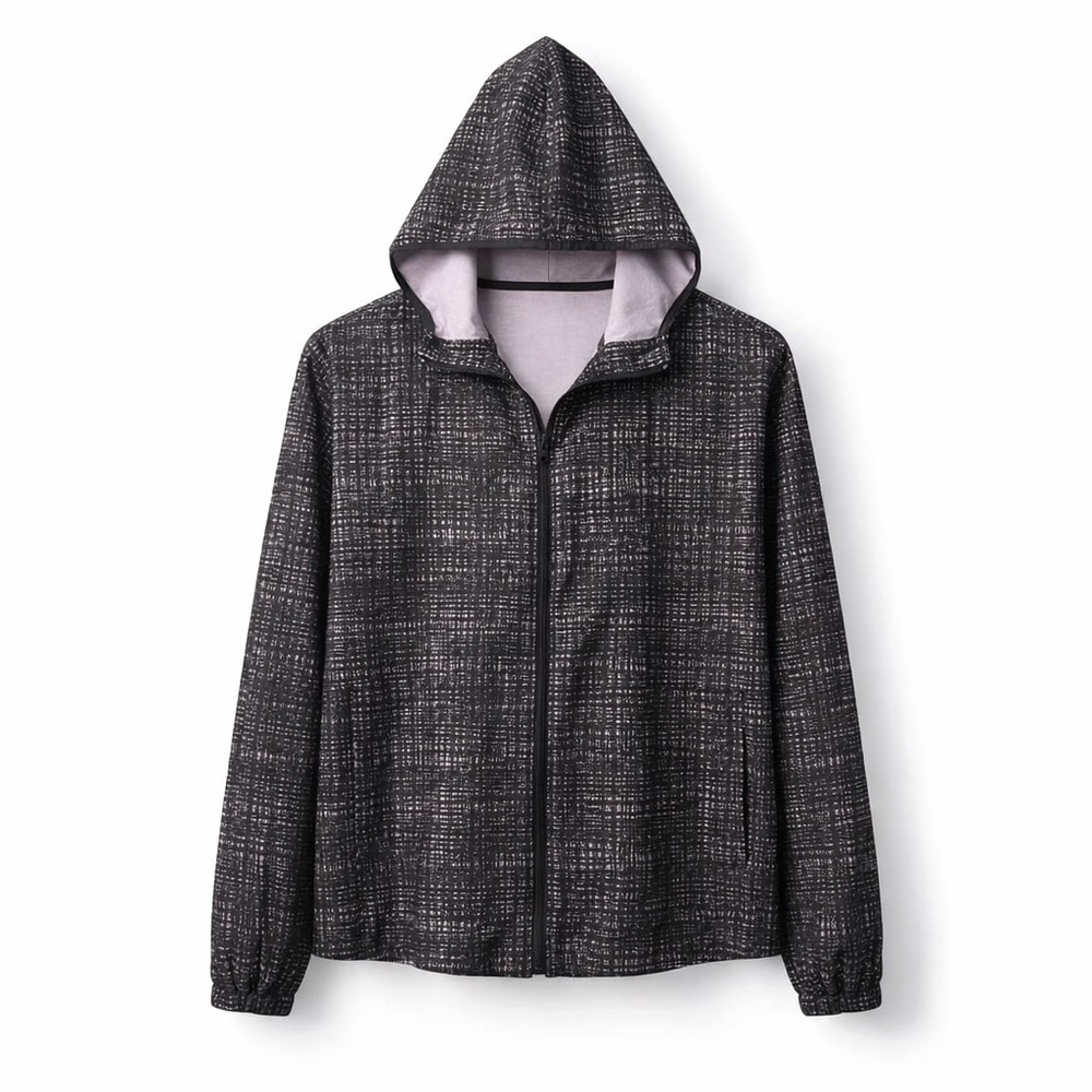 Hind Black and Purple Running Jacket (115)